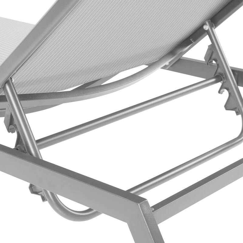 Corvus Torino Adjustable Sling Fabric Patio Chaise Lounge