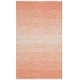 preview thumbnail 1 of 3, SAFAVIEH Handmade Flatweave Montauk Geert Cotton Rug 2'3" x 4' - Orange/Ivory - Rectangle