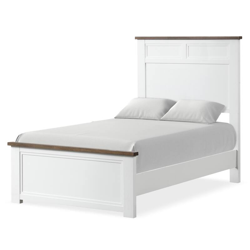 Furniture of America Althea Modern Farmhouse Pinewood Panel Bed