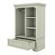 preview thumbnail 20 of 35, Open Children's Wardrobe with a Hanging Rod and Open Shelves, One Large Drawer, Low Design Close to the Ground for Easy Access