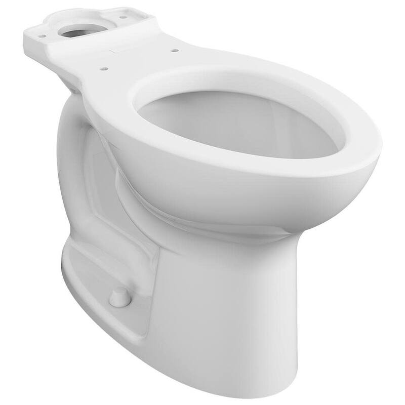 American Standard Cadet Elongated Chair Height Toilet Bowl Only - Less - White