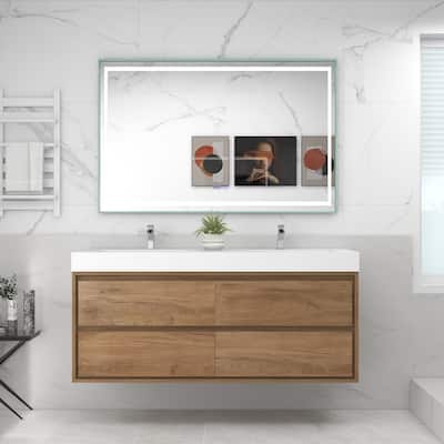 Morava 60" Floating Vanity with Double Sink - 60