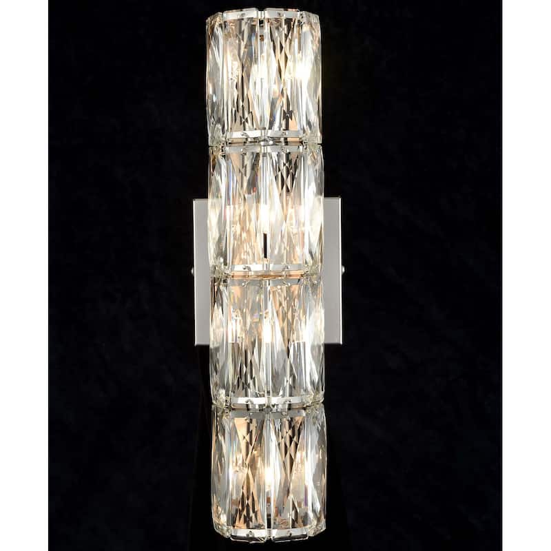 Emilia Modern 4-Light Crystal Wall Sconce