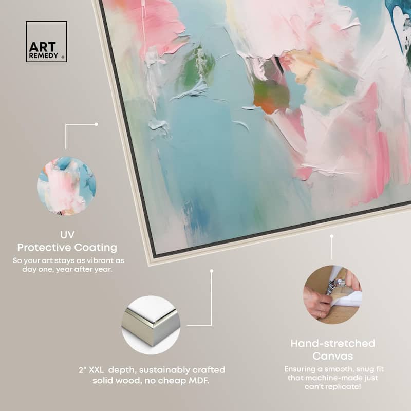 Neon Breeze II Canvas by Art Remedy