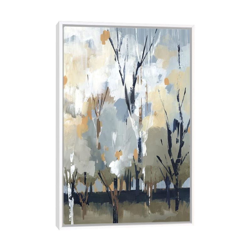iCanvas "Silversong Birch I" by Lera Framed Canvas Print - White - 26x18