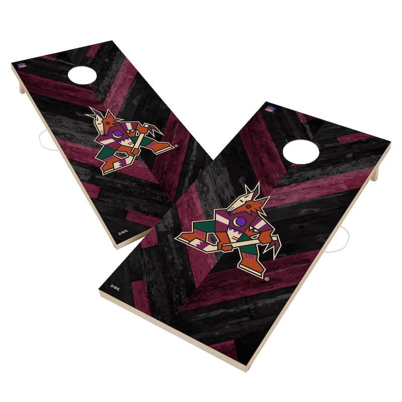 Arizona Coyotes NHL Cornhole Board Set - NO Accessories
