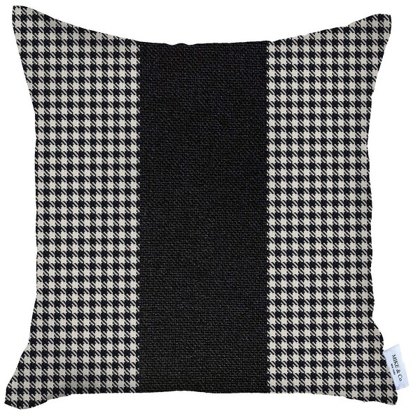 Black Houndstooth Decorative Throw Pillow Bed Bath Beyond