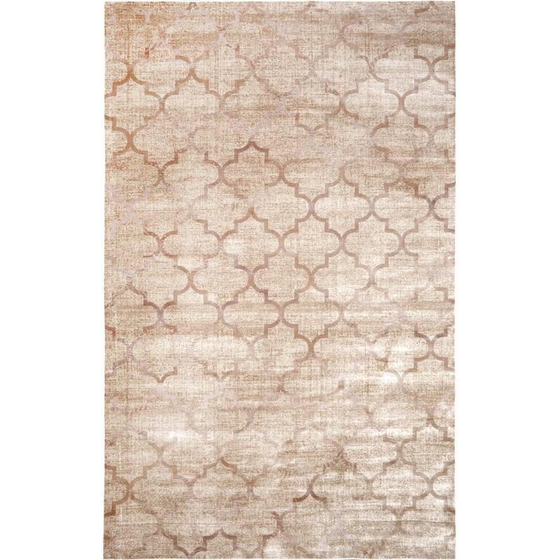 Nuloom Modern Viscose Trellis Fancy Area Rug