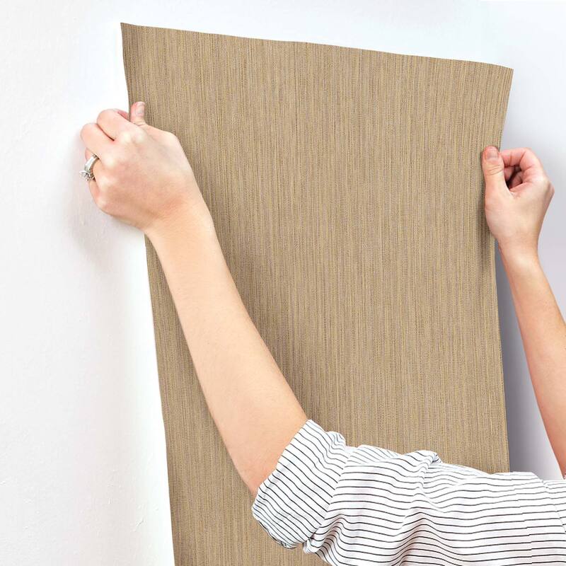 York Wallcoverings Washed Ramie Canyon Wallpaper