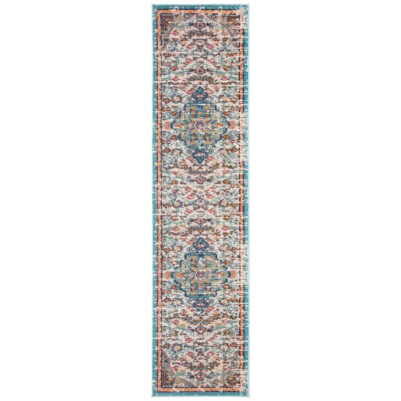 SAFAVIEH Madison Sabire Boho Medallion Distressed Rug