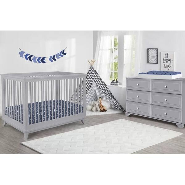 Shop Belle Vista 3 In 1 Convertible Crib Overstock 30414618