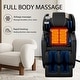 preview thumbnail 14 of 19, PU Leather Zero Gravity Massage Chair with Full Body Air Bags, 6 Rollers, Heating, Bluetooth, Recliner Chair