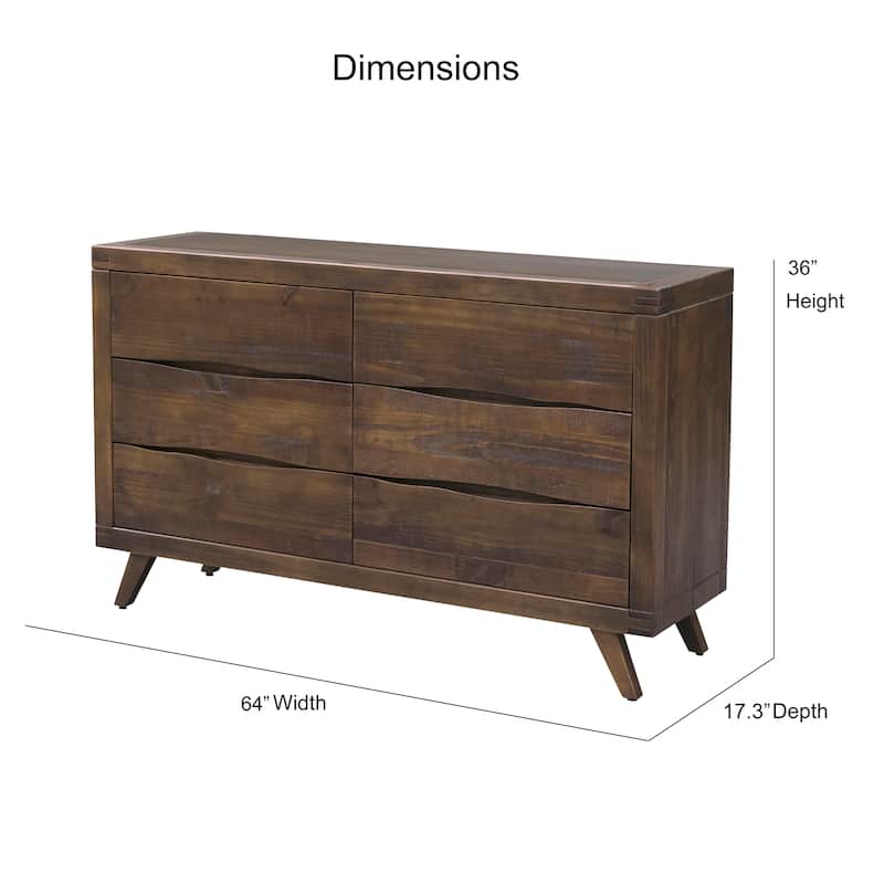 Steve Silver Panola Distressed Cocoa Dresser