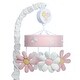 preview thumbnail 1 of 5, Lambs & Ivy Daisy Dreams Pink/White Musical Baby Crib Mobile Soother Toy