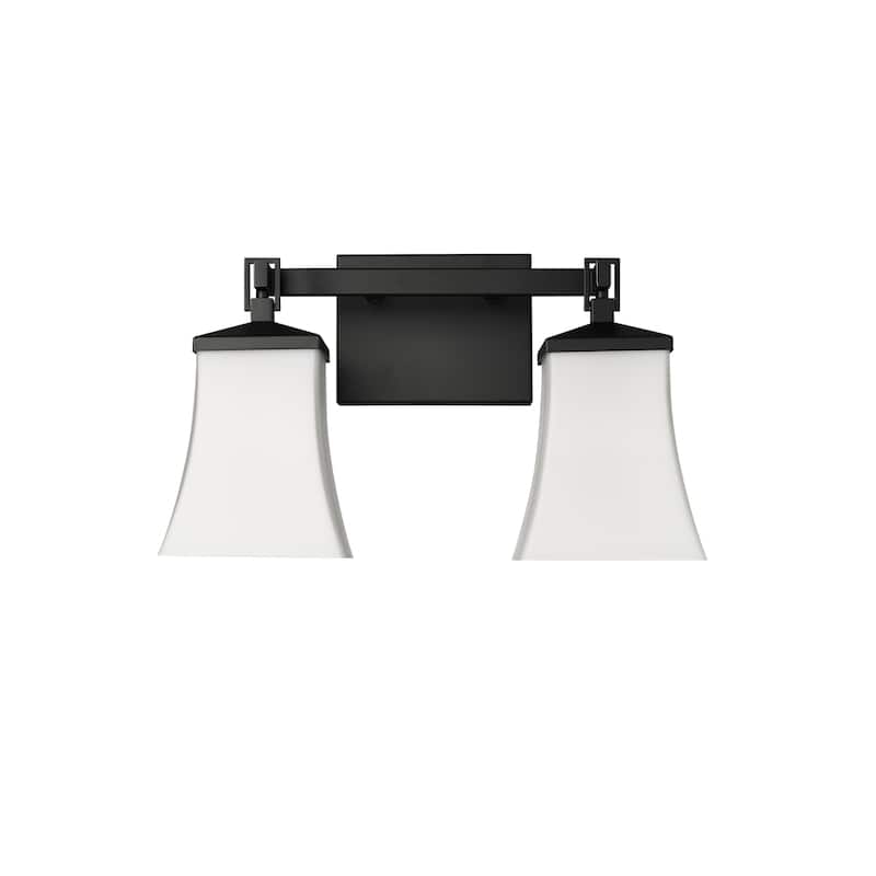 Millennium Lighting Sonorra 2/3/4 Light Vanity Fixture in Matte Black - 2 Light - Matte Black