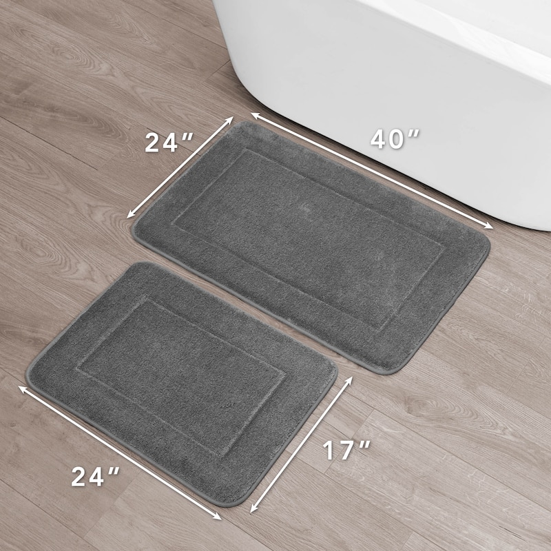 Oliver Brown Terry Memory Foam Bath Mat