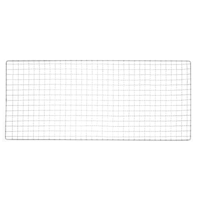 2pcs Square BBQ Grill Net 7.9"x19.7" Galvanized Iron Barbecue Mesh for Baking