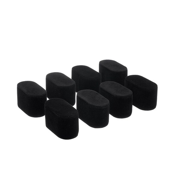 Set of 8 Velvet Watch Bracelet Pillows for Case Box Display Stand-Black and White Available. Opens flyout.