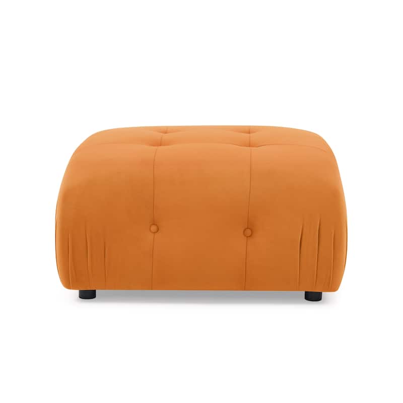 93'' L-Shaped 4-Seater Modular Sofa with Reversible Ottoman and Sturdy Frame