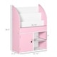 preview thumbnail 5 of 12, Kids Bookshelf,Multi-Purpose Kids Toy Storage Organizer,Kids Bookcase