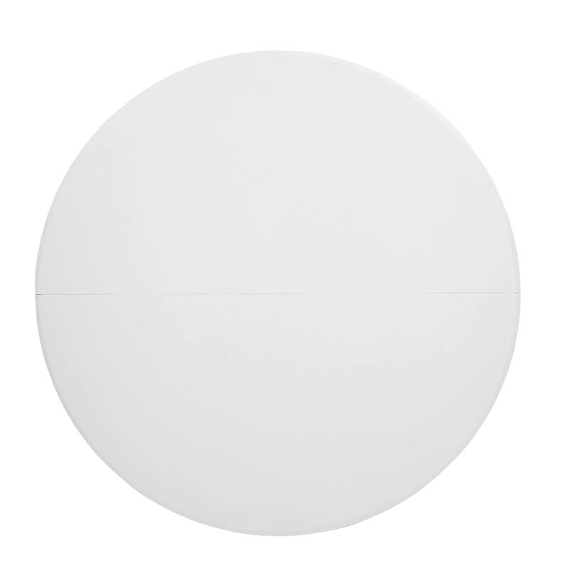 Outdoor Round Folding Table Folding Utility Table White