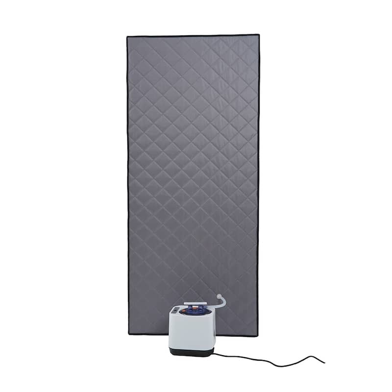 Portable Grey Mini Plus Style Steam Sauna tent-Personal Home Spa
