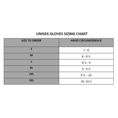 Raider Gloves Size Chart