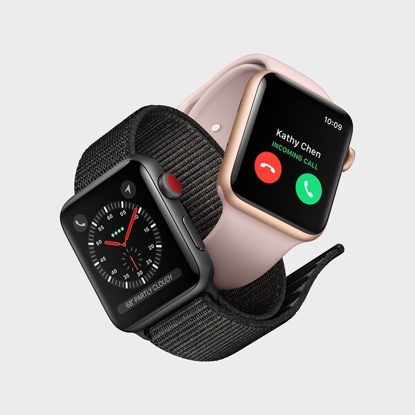 apple watch series 3 38mm space gray aluminum case with black sport band