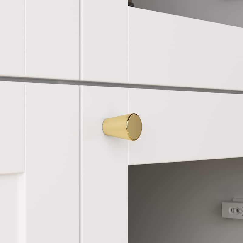 78.7" Tall Kitchen Pantry Cabinet with 3 Drawers, 6 Doors & Shelves - 78.7"H