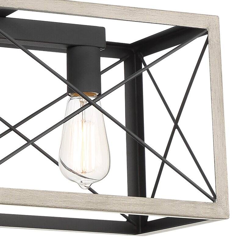 Acroma 3 - Light Linear Modern Farmhouse Rectangle Chandelier