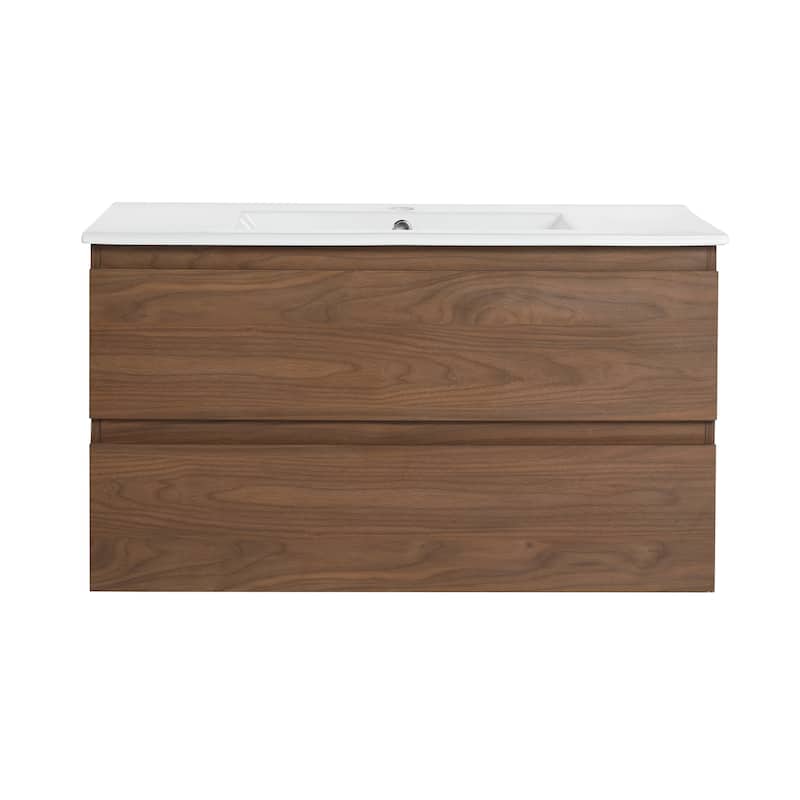Topcraft Wall-Mounted Bathroom Vanity With Sink