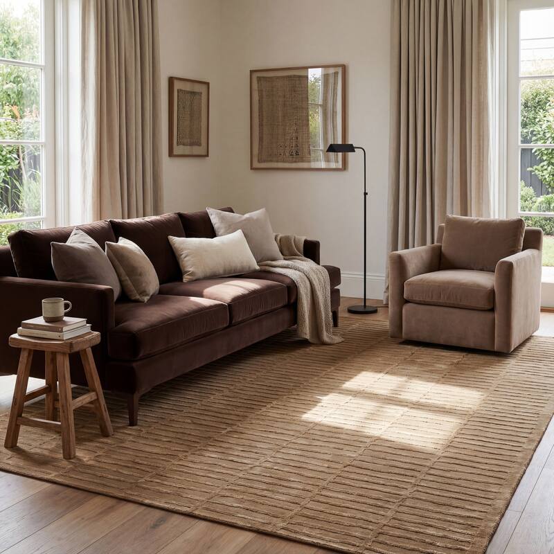 Nuloom Kailani Geometric Machine Washable Area Rug - 2'8" x 8' Runner - Sand