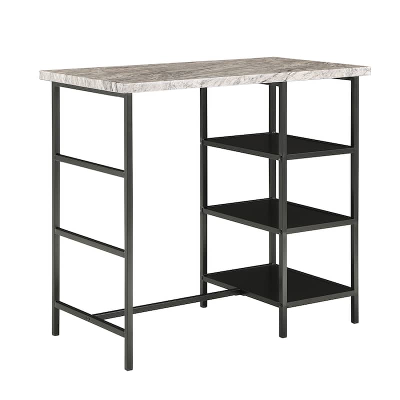 Ainsley Faux Marble Counter Height 3-piece Dining Set by iNSPIRE Q Modern