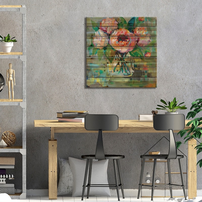 First of the Season Print On Wood by Jeanette Vertentes - Multi-Color