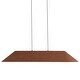 preview thumbnail 1 of 9, Golden Lighting 3133-LP43 Faroe 43" Wide Linear Pendant Coffee / Black