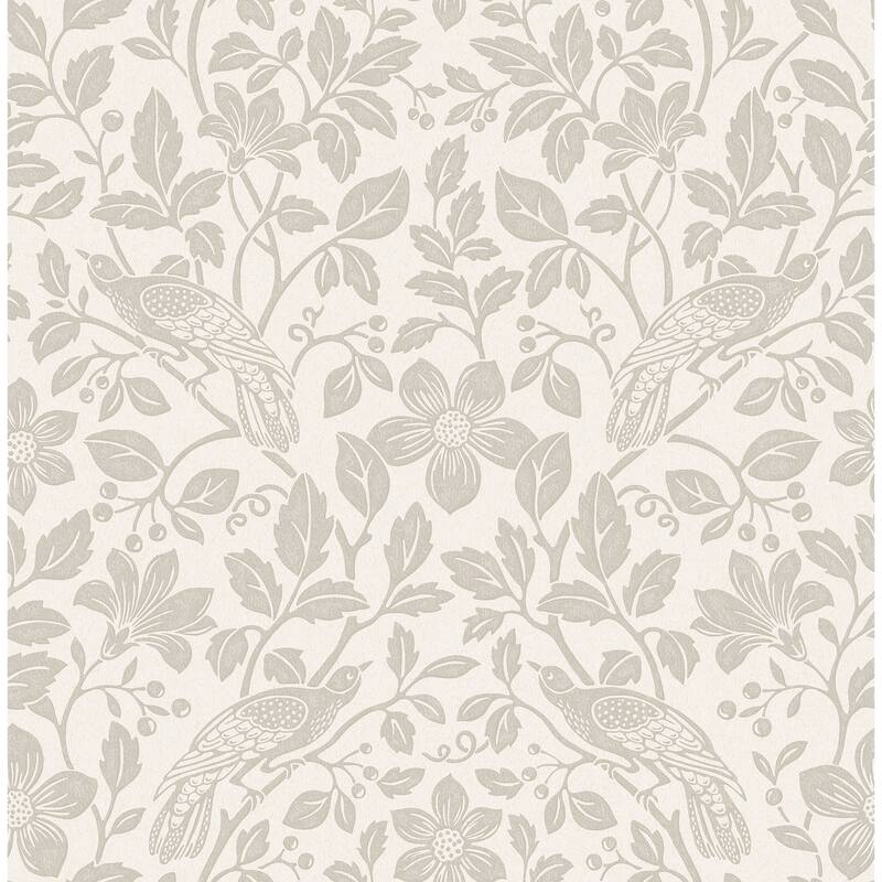 Marlow Bone Bird Vine Wallpaper