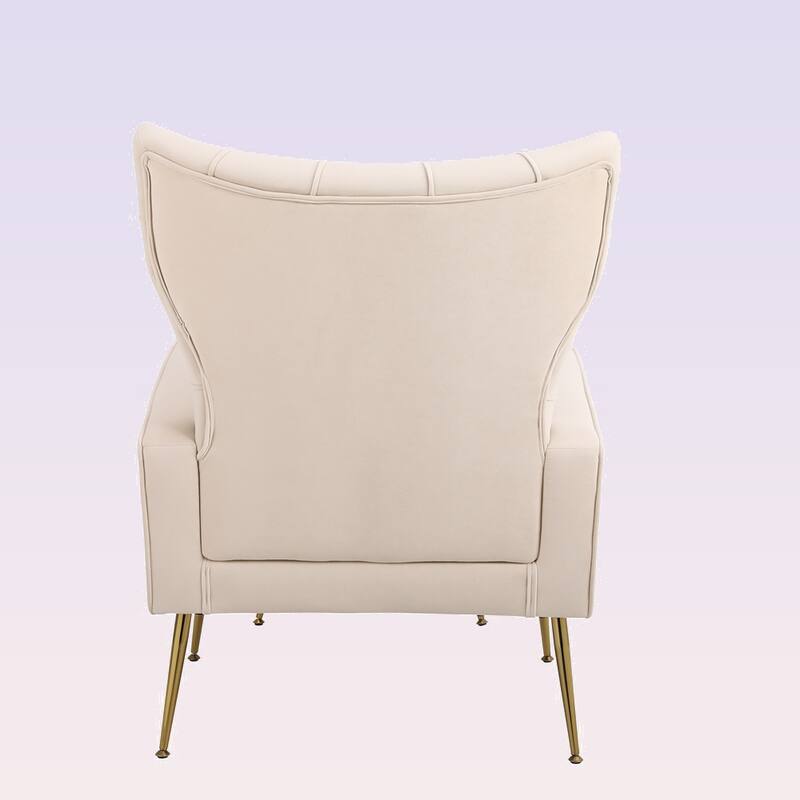 Modern Accent Chair with Ottoman for Living Room