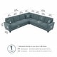 preview thumbnail 15 of 35, Stockton 110W L Shaped Sectional Couch by Bush Furniture