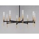preview thumbnail 5 of 6, Maxim Flambeau 8 Light 33" Wide Chandelier