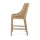 preview thumbnail 6 of 18, Christopher Knight Home Cataldo Fabric Upholstered Wood and Cane 25.5-Inch Counter Stools (Set of 2)
