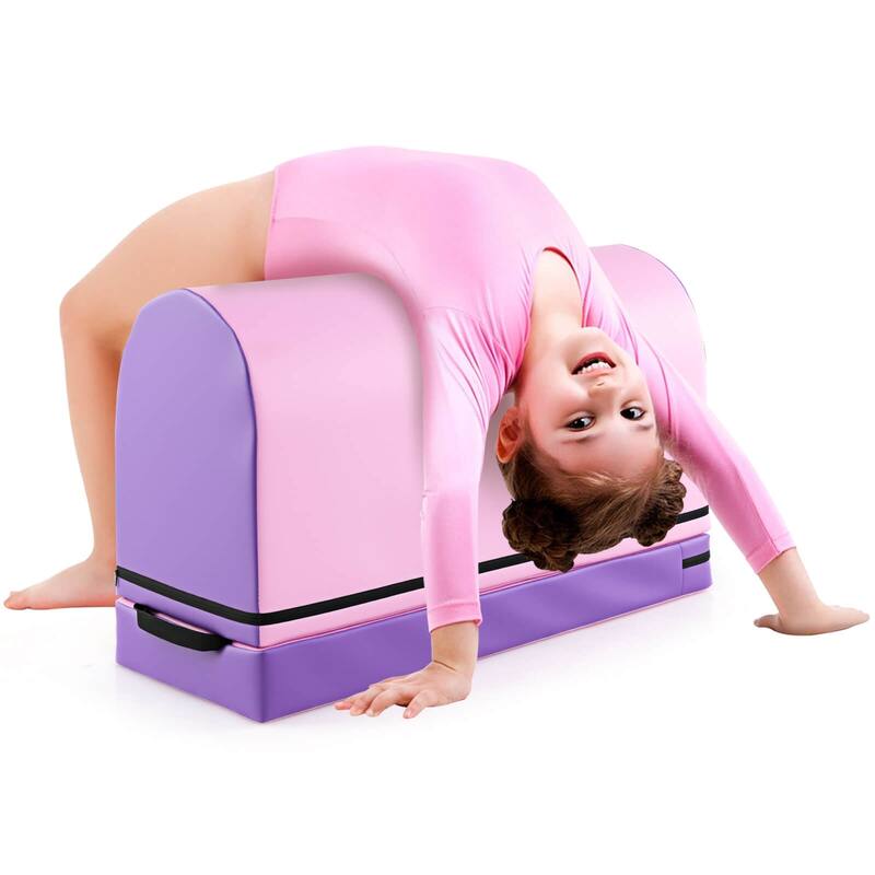 Costway Mailbox Tumbling Mat Gymnastics Vaulting Box with Detachable - See Details
