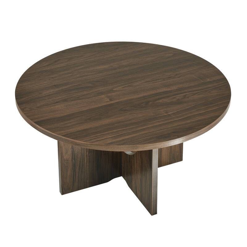 Modern Simple Coffee Table Solid Wood Coffee Table Nordic Style Waterproof Coffee Table, for Home and Office
