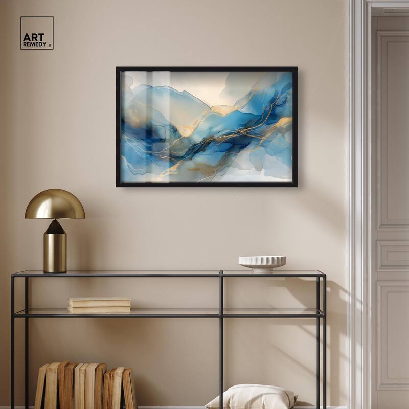 Postmodern Flow II Shadowbox by Art Remedy