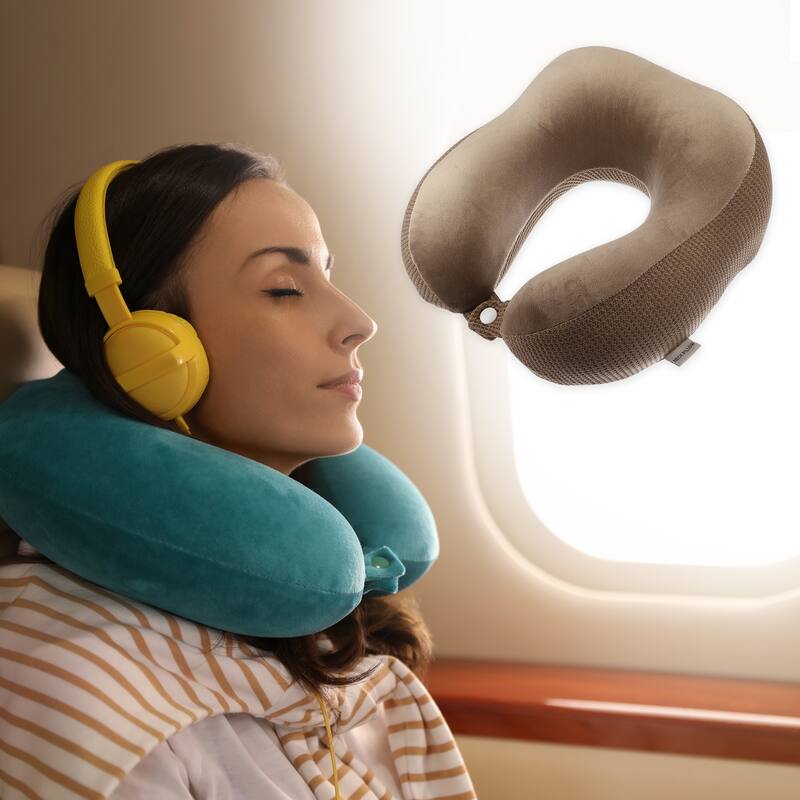 U Shaped Memory Foam Pillow Neck Pillow Cushion Travel Pillow Cushion