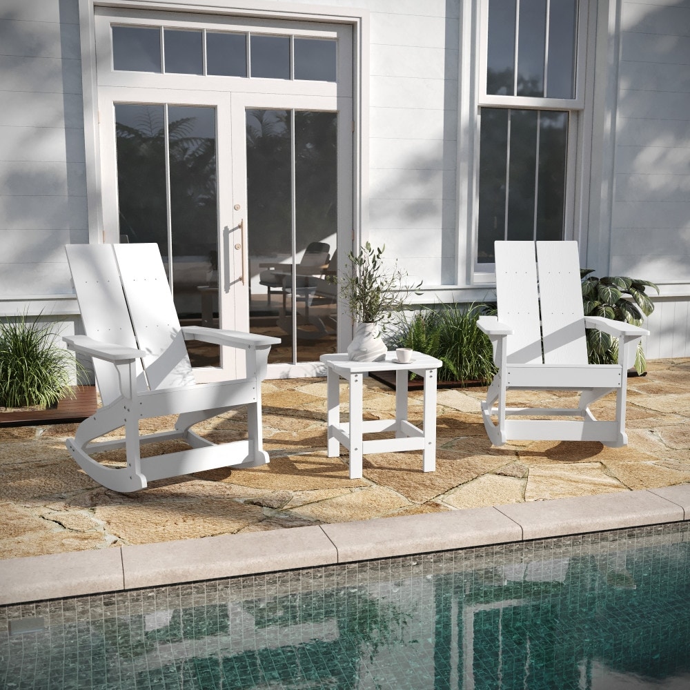 Resin adirondack best sale rocking chairs