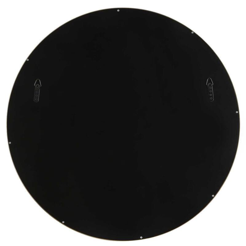 Uttermost Break The Ice Round Mirror - 31.50" W x 31.50" H x 2.00" D