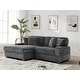 preview thumbnail 143 of 153, 118.4"W Plush Modular Sectional Sofa with Pillows 2 Piece Grey - Left Facing