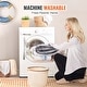 preview thumbnail 8 of 8, White Synthetic Fiber Baby Play Mat 59x79 Inch with Anti-Slip and Machine Washable - 79” L x 59” W