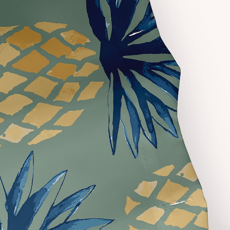 Pineapple Stripes Shower Curtain