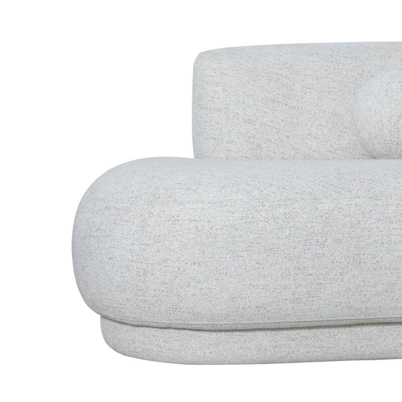 Oakland 97.5 in. 3-Seater Sofa with Oval Seat